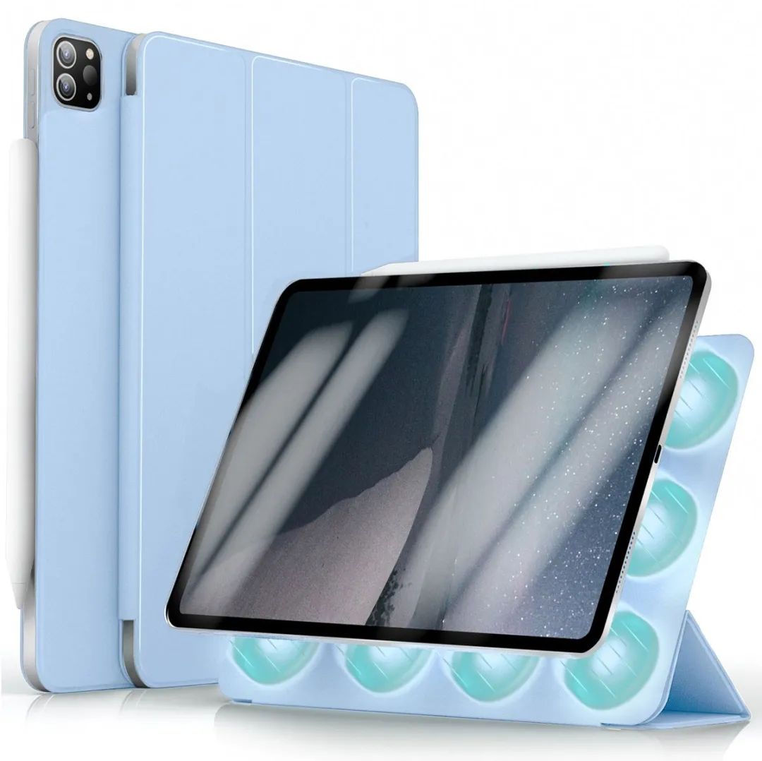 Imoshion Tablethoes SH00065822 - Apple iPad Pro 12.9 2020/2021/2022 - Magnetic Bookcase - Lichtblauw