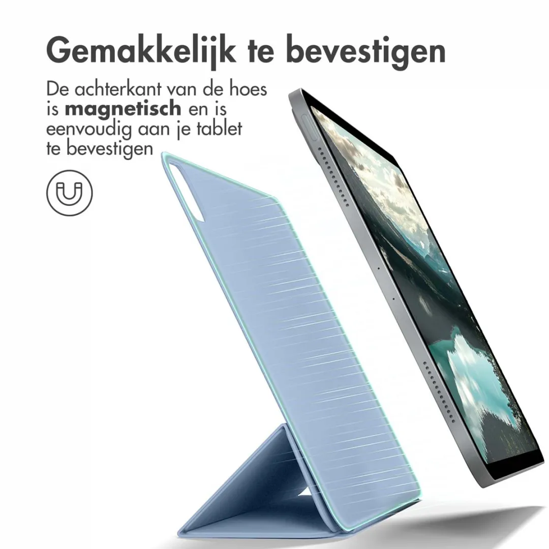 Imoshion Tablethoes SH00065822 - Apple iPad Pro 12.9 2020/2021/2022 - Magnetic Bookcase - Lichtblauw