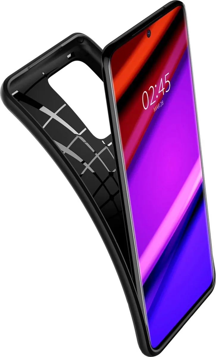 Spigen Core Armor ACS00847 Hoesje - Samsung Galaxy S20 Ultra - Zwart