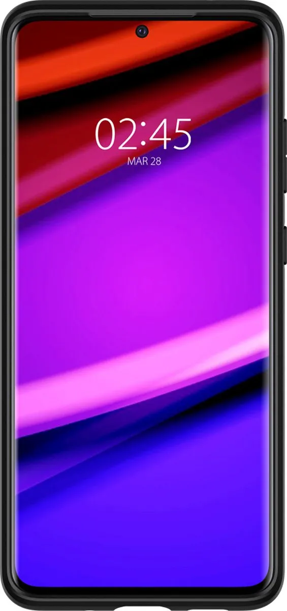 Spigen Core Armor ACS00847 Hoesje - Samsung Galaxy S20 Ultra - Zwart