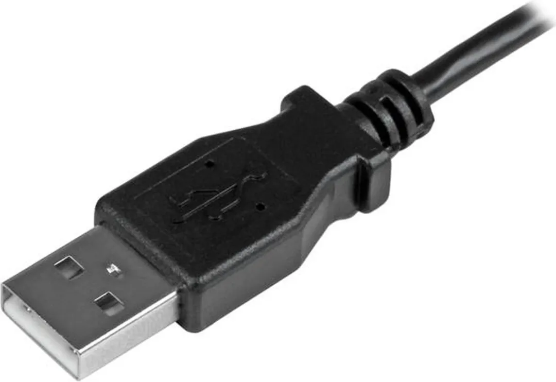 Startech Micro-USB Haaks Kabel 1m - Zwart