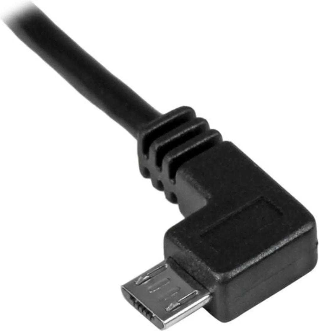 Startech Micro-USB Haaks Kabel 1m - Zwart