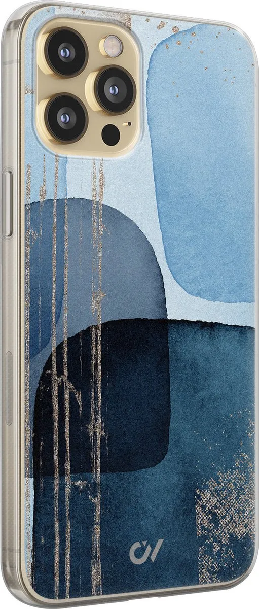 Casevibes Hoesje iPhone 12 A/13/UV/028 - Blauw