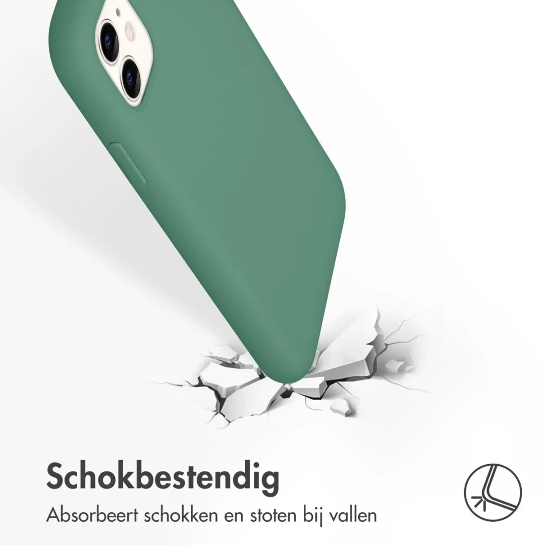 Accezz iPhone 11 Hoesje - Donkergroen
