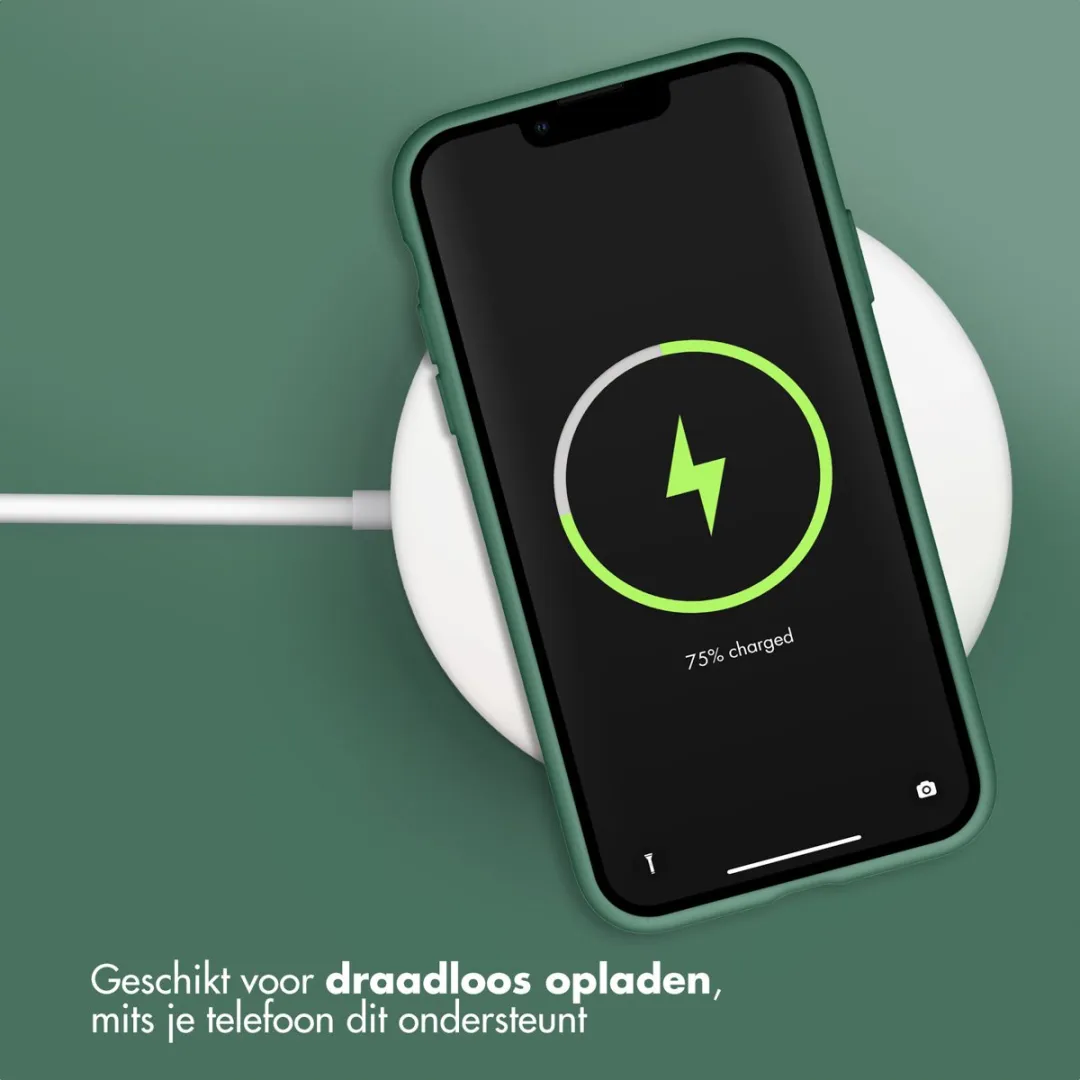 Accezz iPhone 11 Hoesje - Donkergroen