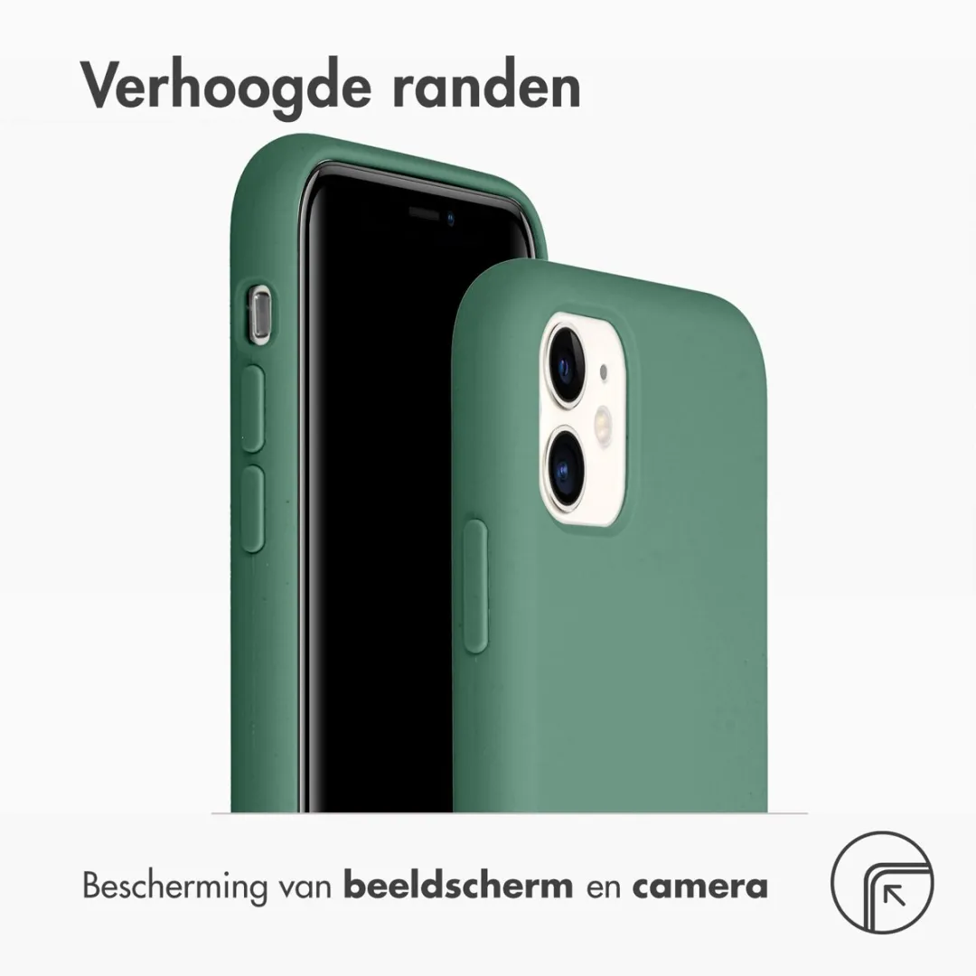 Accezz iPhone 11 Hoesje - Donkergroen