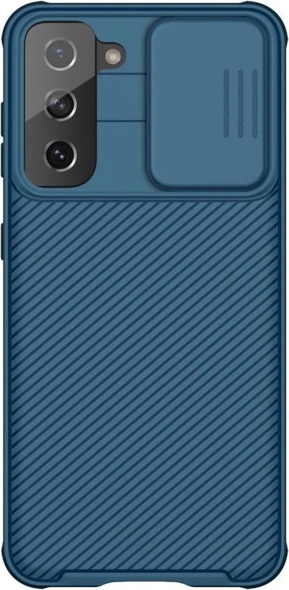 Nillkin CamShield Pro Hoesje Samsung Galaxy S21 - Blauw