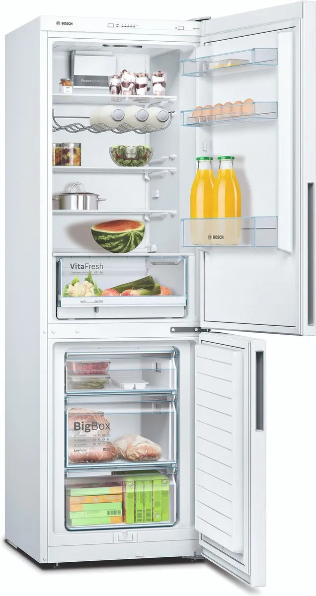 Bosch KGV36VWEAS Serie 4 Koel-vriescombinatie - 308L - Wit - afbeelding 3 van 6