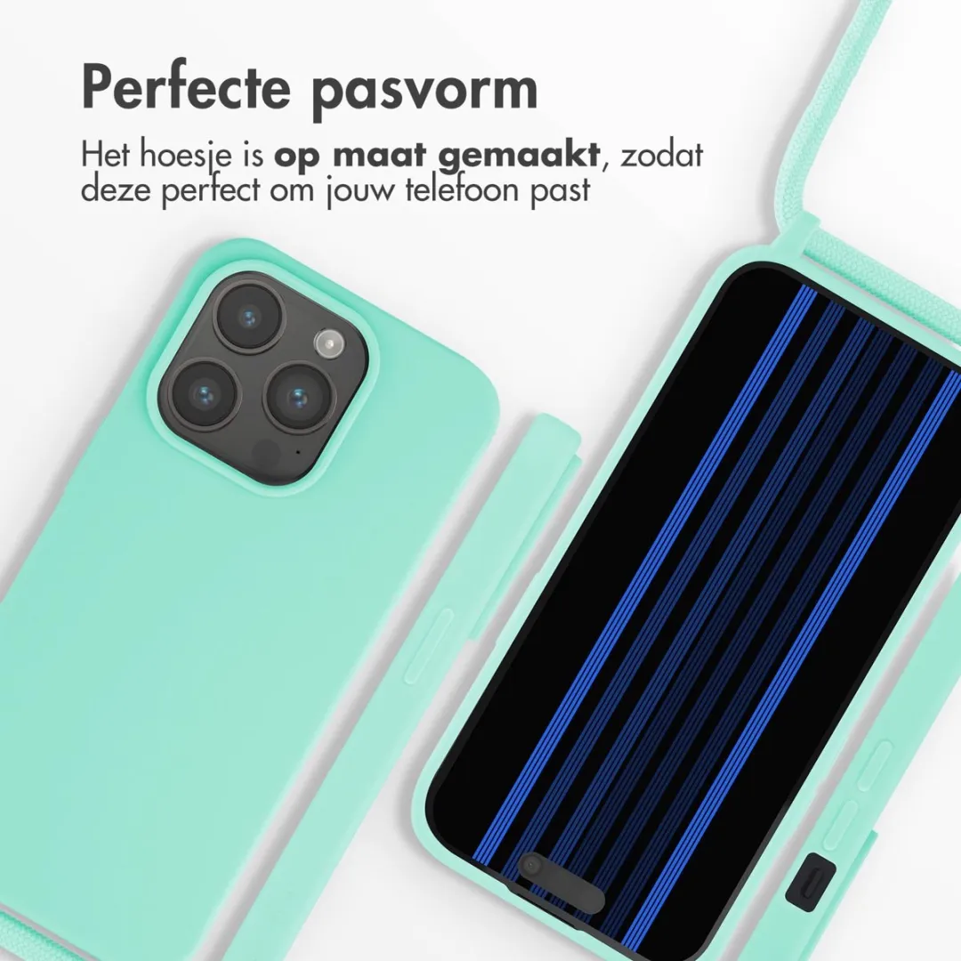 Imoshion iPhone 15 Pro Siliconen Hoesje - Mintgroen