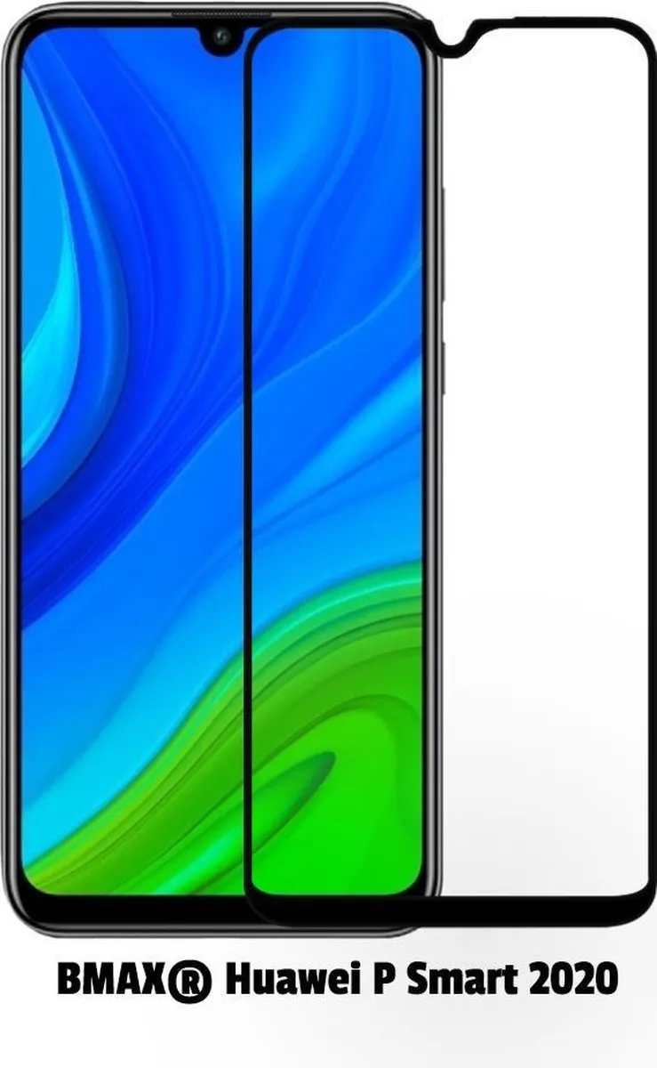 BMAX Screenprotector Huawei P Smart 2020 - 2 Stuks - Zwart