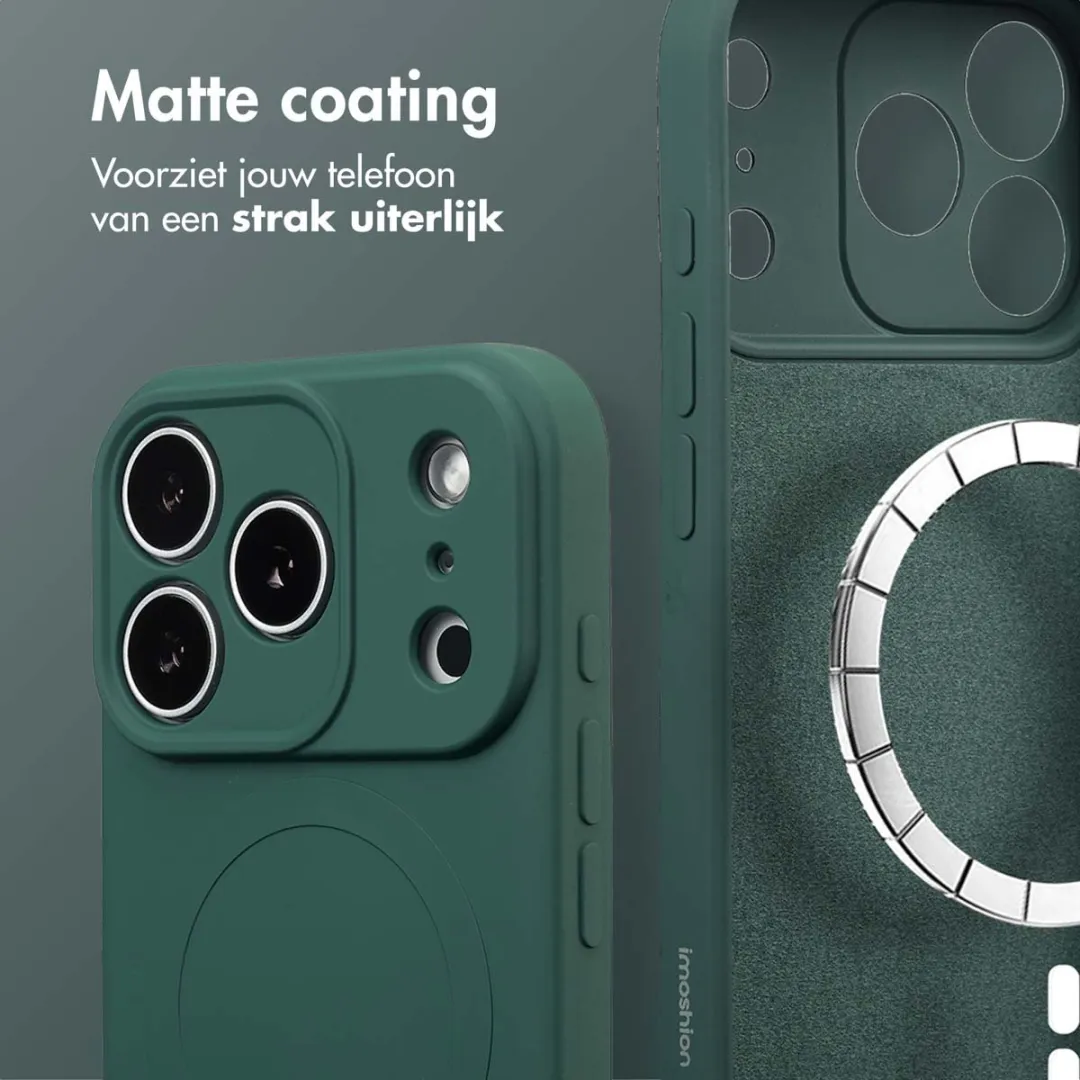 Imoshion Hoesje iPhone 17 Pro - Donkergroen MagSafe
