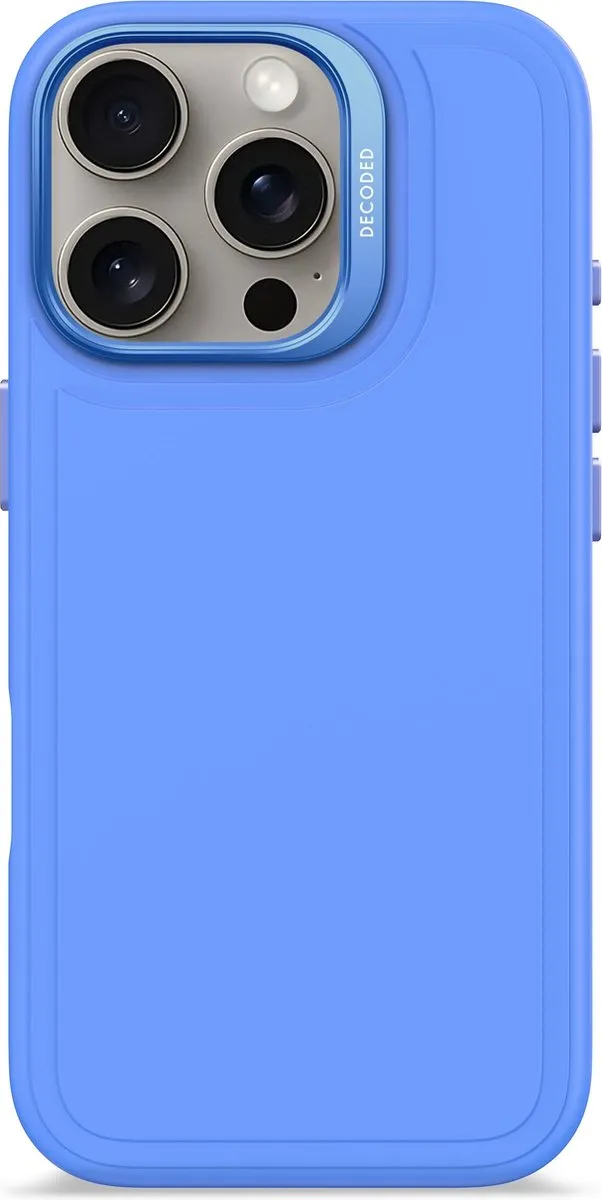 Decoded Siliconen Hoesje iPhone 16 Pro - Super Sonic Blauw - MagSafe