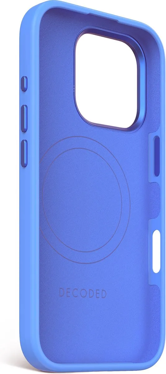 Decoded Siliconen Hoesje iPhone 16 Pro - Super Sonic Blauw - MagSafe