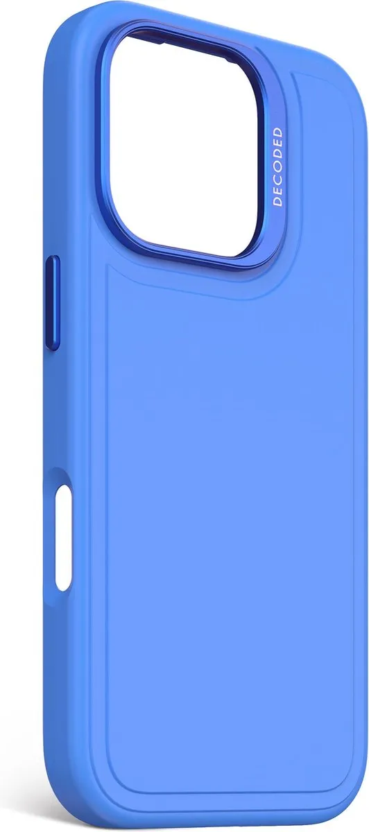 Decoded Siliconen Hoesje iPhone 16 Pro - Super Sonic Blauw - MagSafe