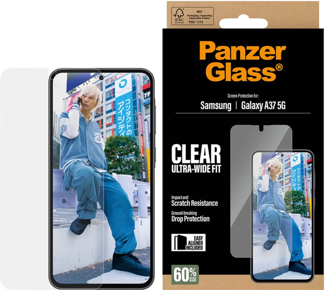 PanzerGlass Samsung Galaxy A37 5G Hoesglas - Ultra-Wide Fit