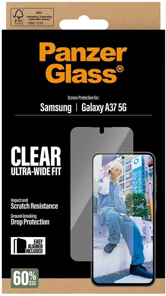 PanzerGlass Samsung Galaxy A37 5G Hoesglas - Ultra-Wide Fit