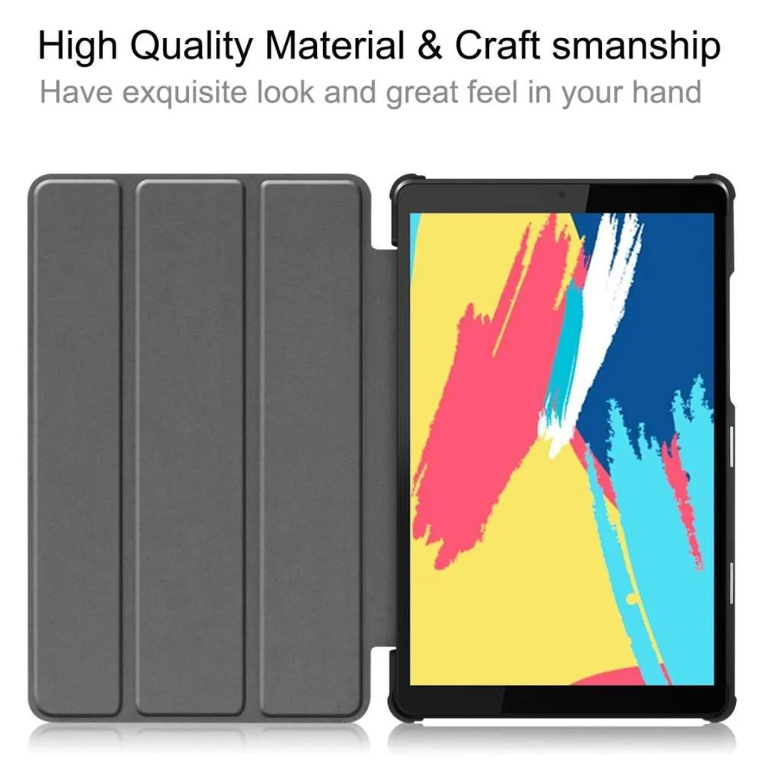Just in Case Lenovo Tab M8 Tri-Fold Hoes - Grijs