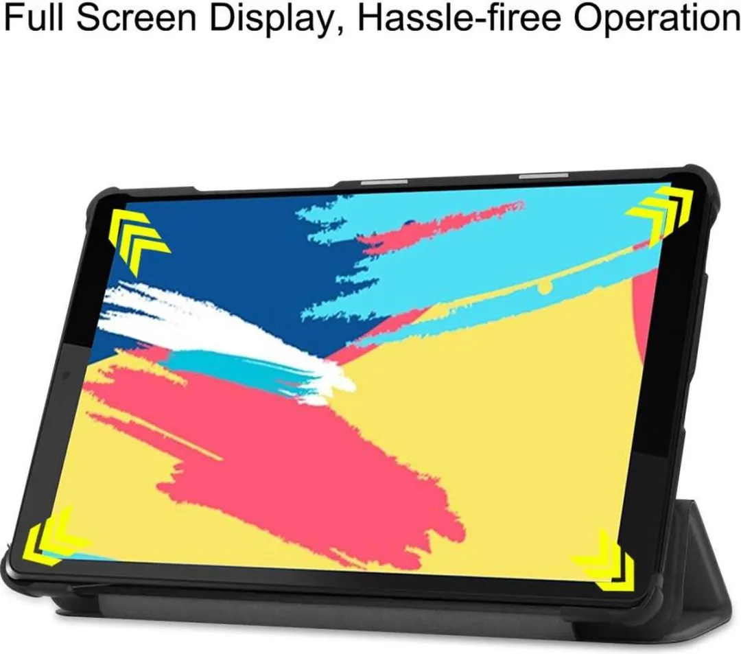 Just in Case Lenovo Tab M8 Tri-Fold Hoes - Grijs