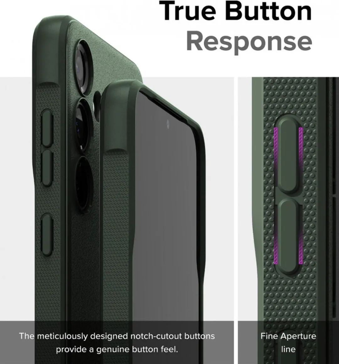 Ringke Onyx Hoesje Samsung Galaxy S24 Plus - Groen