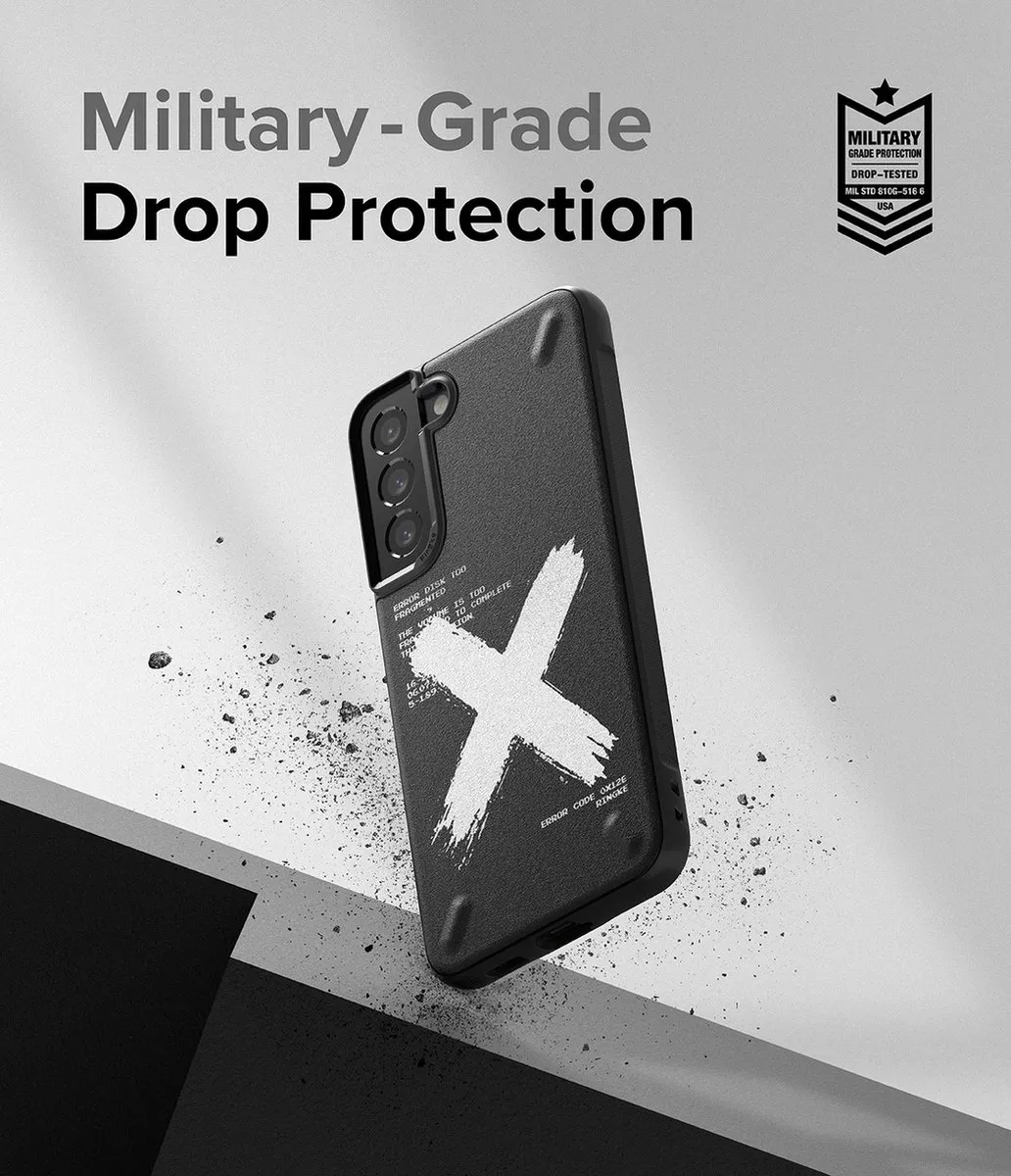 Ringke Onyx Design Hoes Samsung Galaxy S22+ - Zwart - afbeelding 6 van 6
