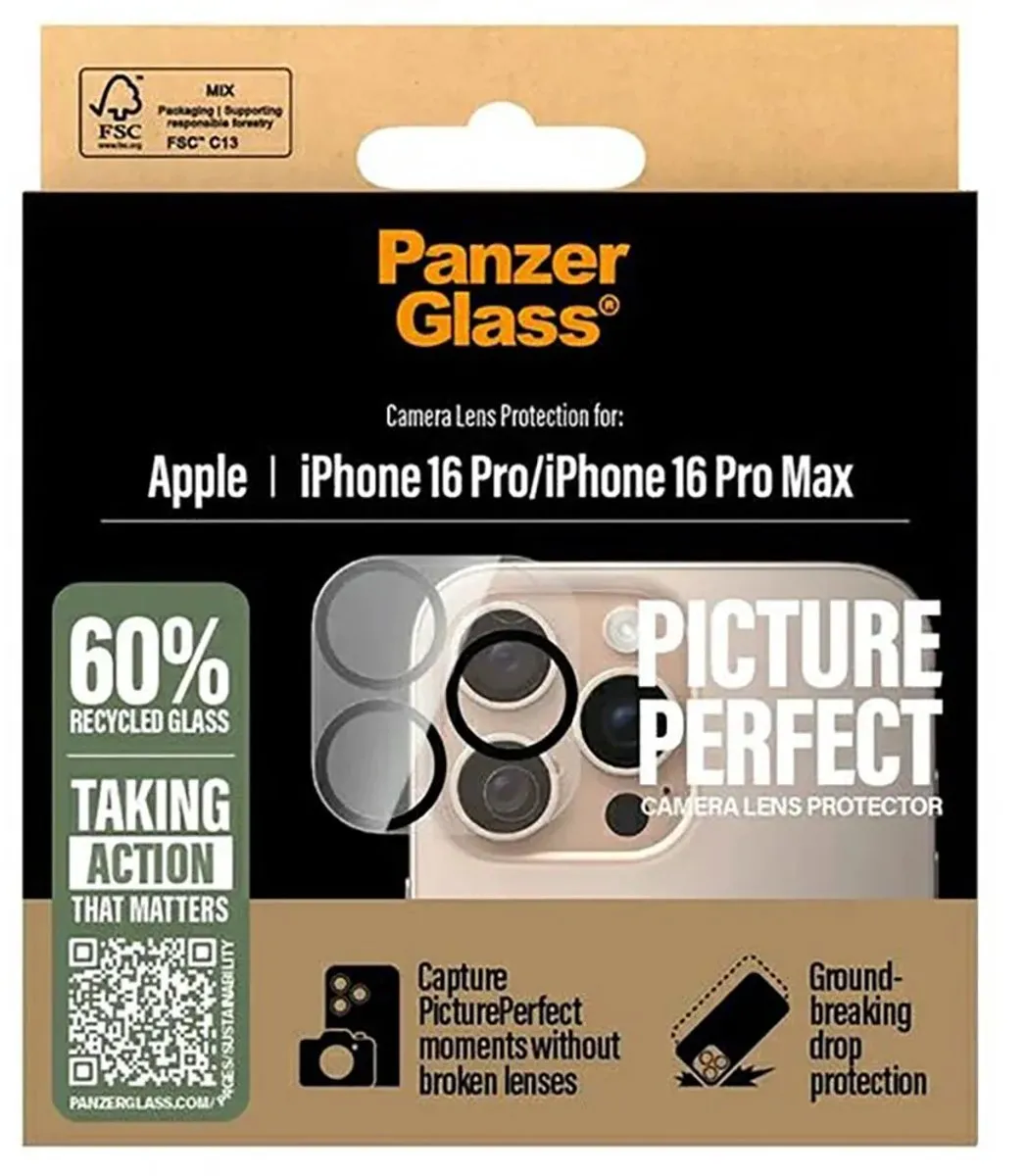 PanzerGlass PicturePerfect iPhone 16 Pro Camera Protector - 1 Stuk