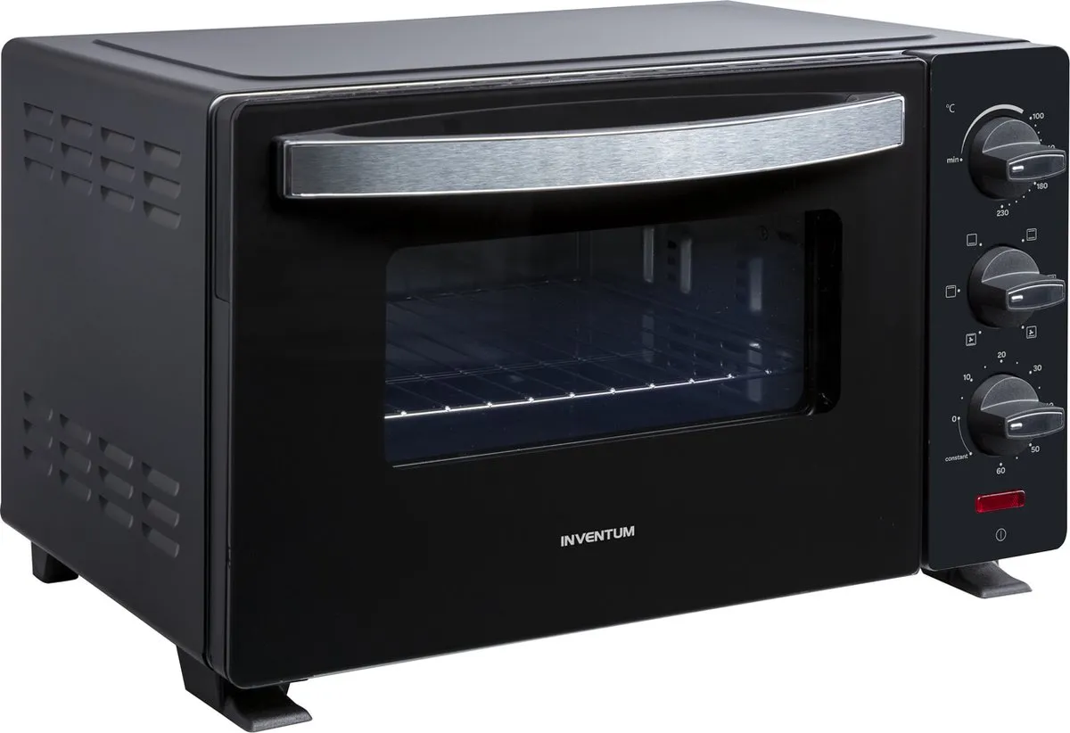 Inventum OV207B Vrijstaande Heteluchtoven 20L - 1350W - Zwart
