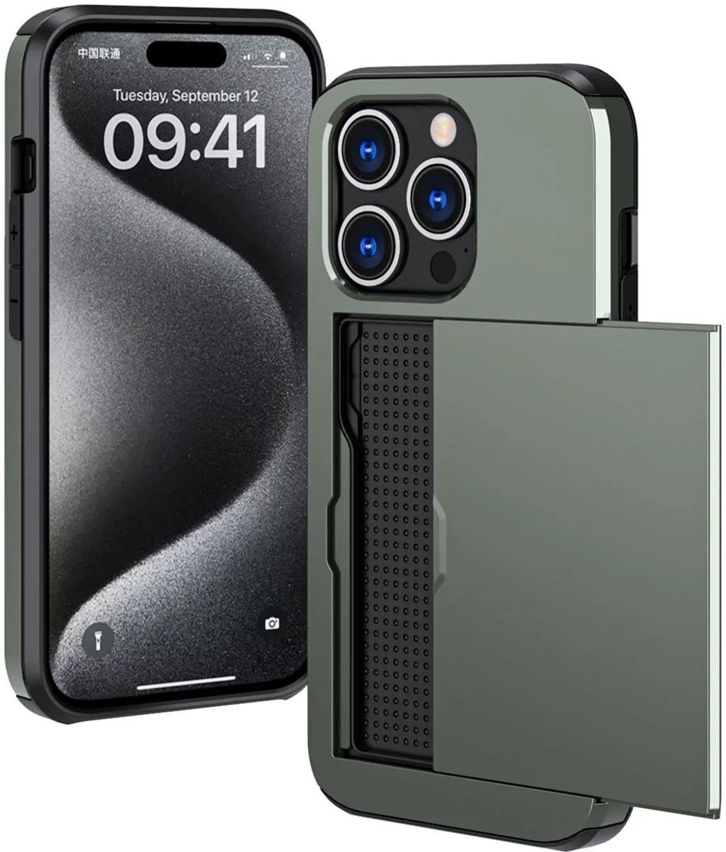 Imoshion Hoesje iPhone 15 Pro Donkergroen