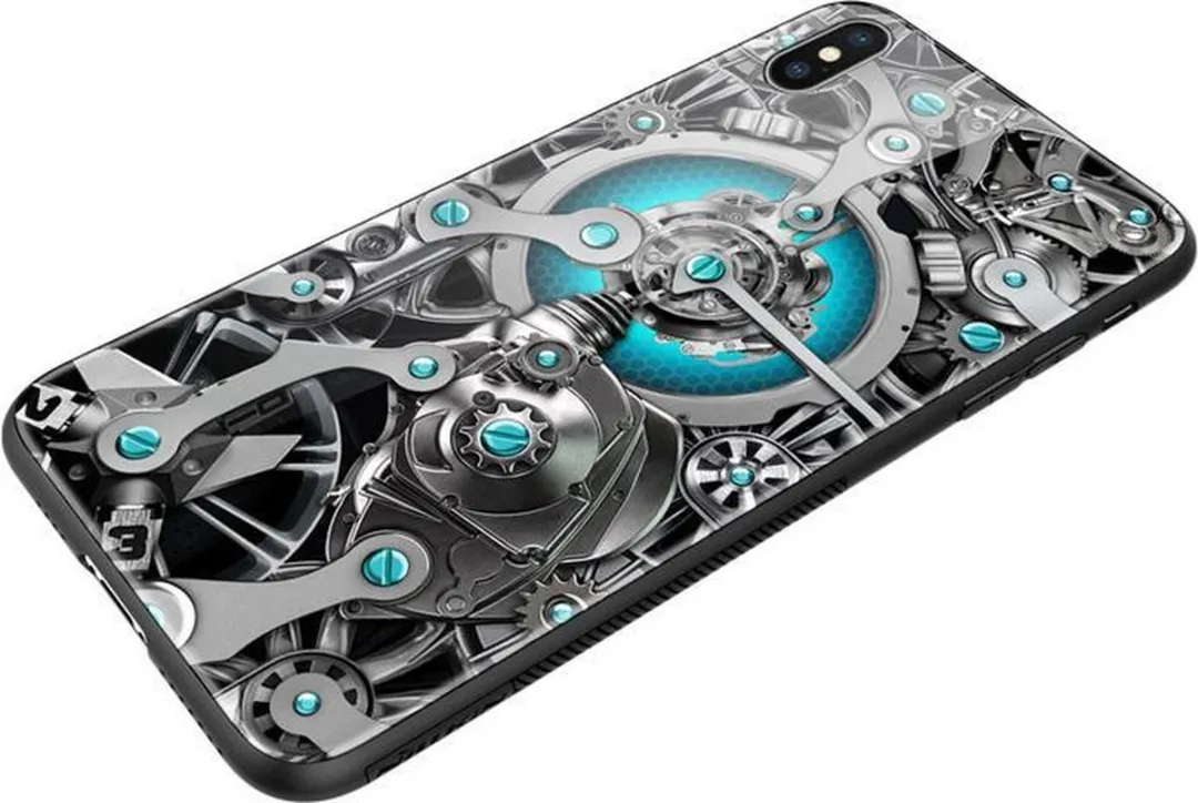 Nillkin Spacetime Glass Hard Case iPhone XS Max - Multicolor