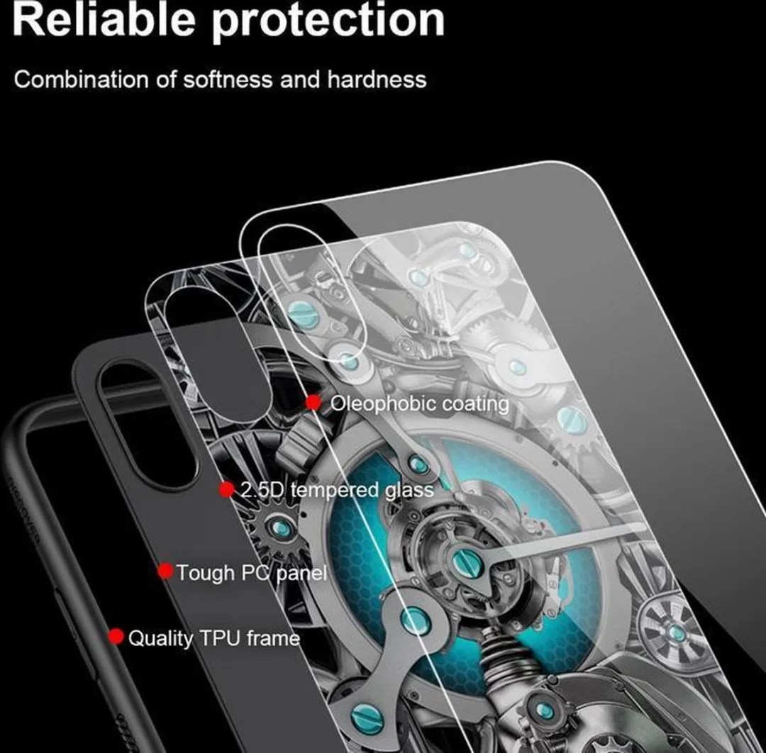 Nillkin Spacetime Glass Hard Case iPhone XS Max - Multicolor
