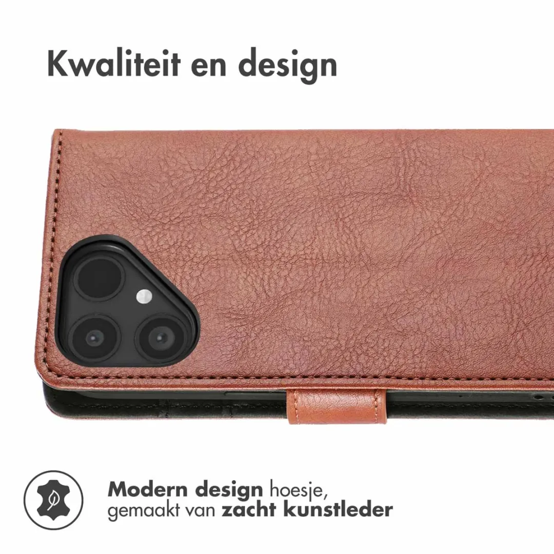 Imoshion Hoesje Fairphone 6 - 3 Pasjes - Bruin