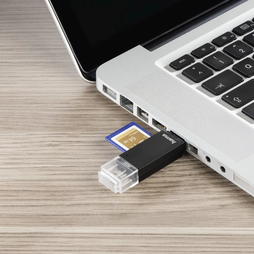 Hama USB-OTG Kaartlezer Basic SD/microSD - 2 Stuks - Kleurenmix - afbeelding 4 van 5