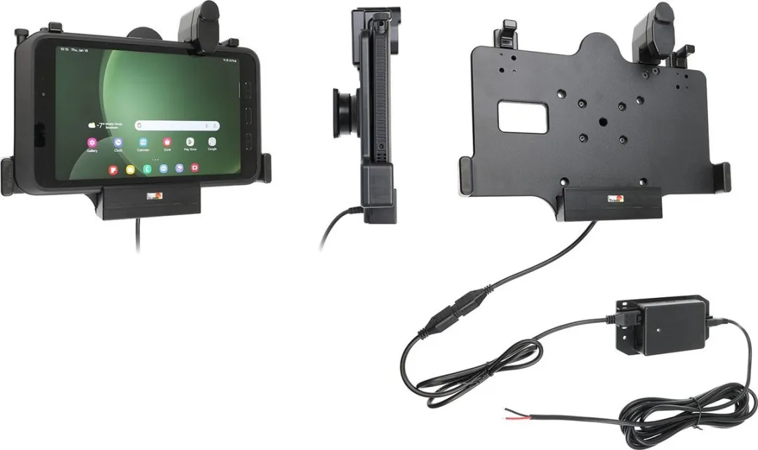 Brodit Houder met Lader Samsung Galaxy Tab Active3/5 8" - Zwart