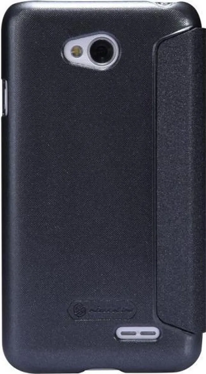 Nillkin Leather Case LG L70 Sparkle Series - 3 Stuks - Zwart - afbeelding 3 van 6