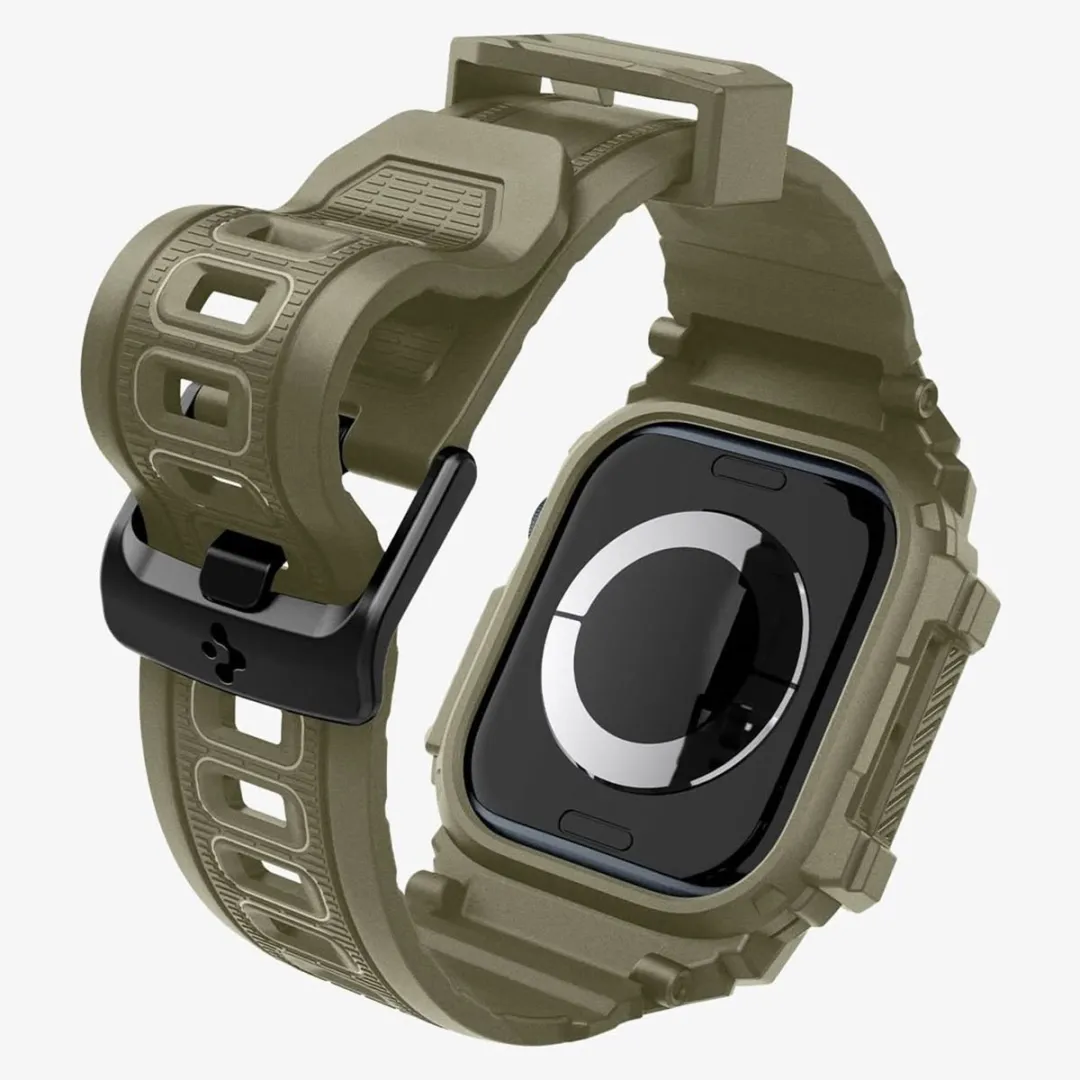 Spigen Rugged Armor Pro Case Apple Watch 11/Series 10 46mm - Vintage Khaki