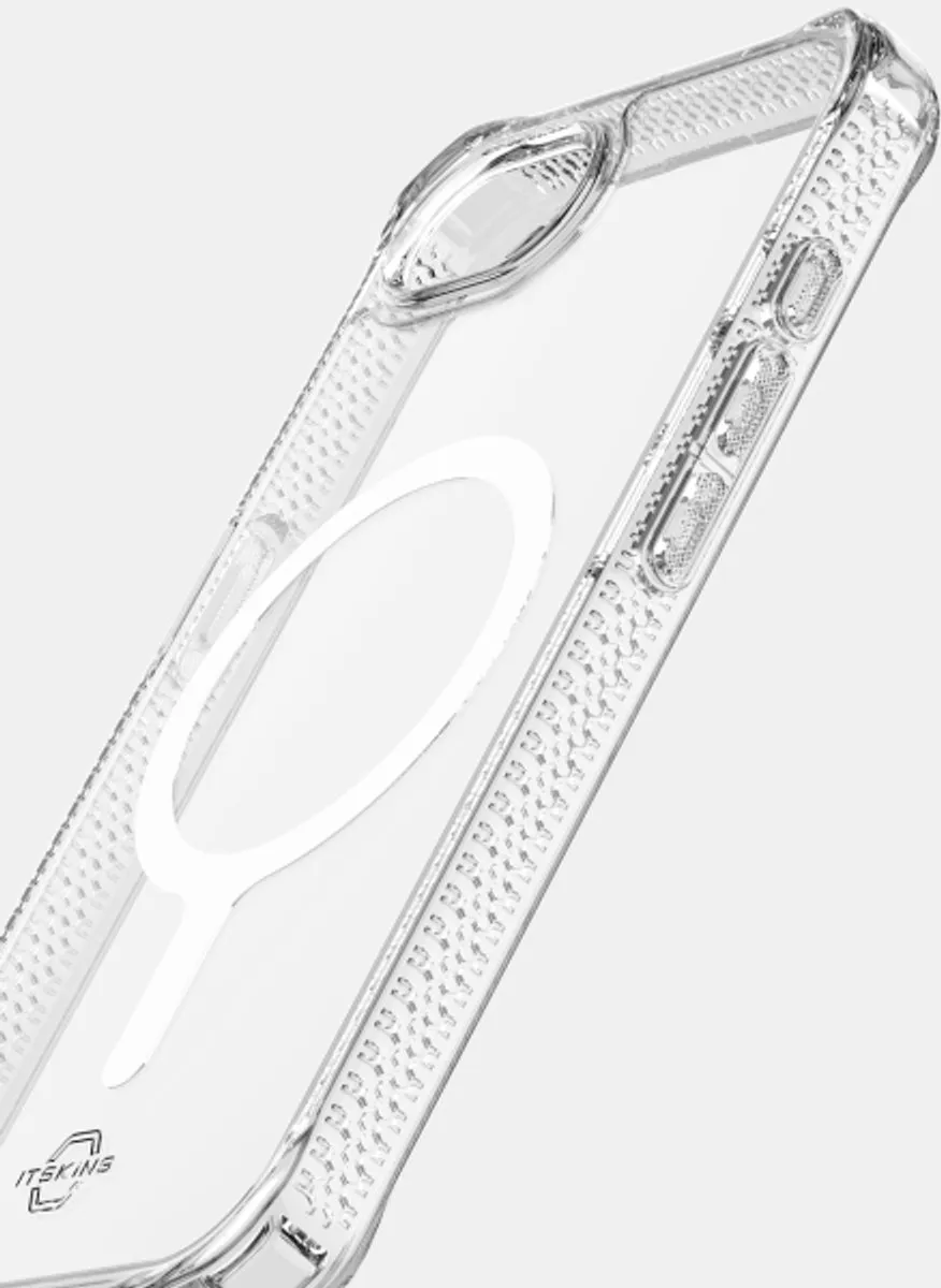 ITSKINS Level 2 HybridMagFrost iPhone 16e Hoesje - MagSafe - Zwart