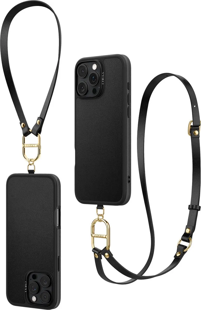Spigen Cyrill Kajuk Mag Hoesje iPhone 16 Pro - Zwart