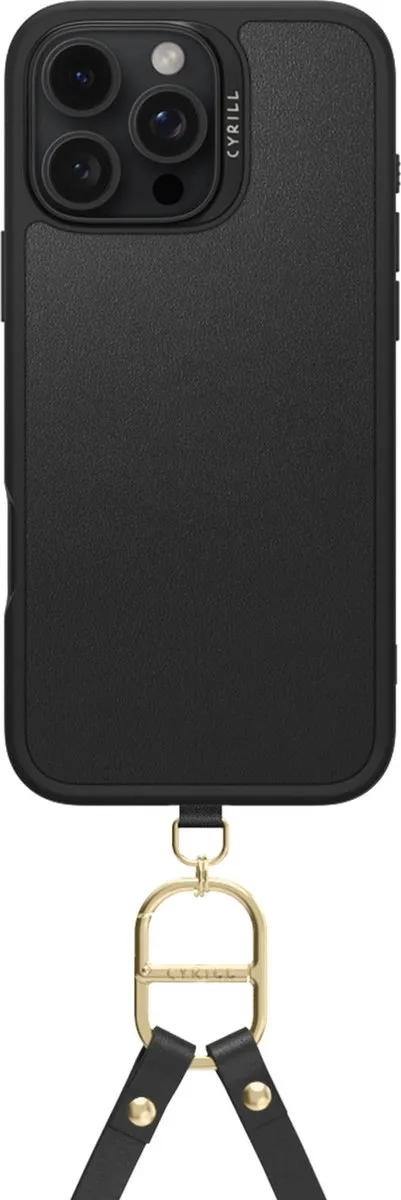 Spigen Cyrill Kajuk Mag Hoesje iPhone 16 Pro - Zwart