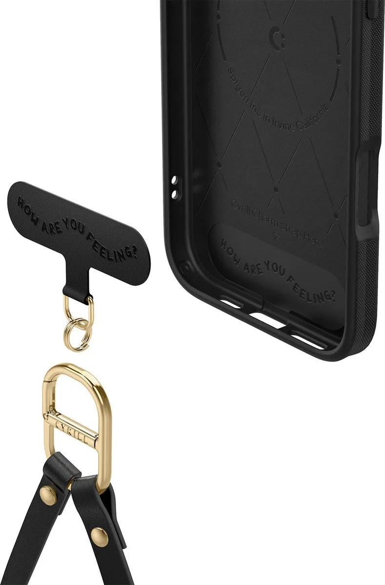 Spigen Cyrill Kajuk Mag Hoesje iPhone 16 Pro - Zwart