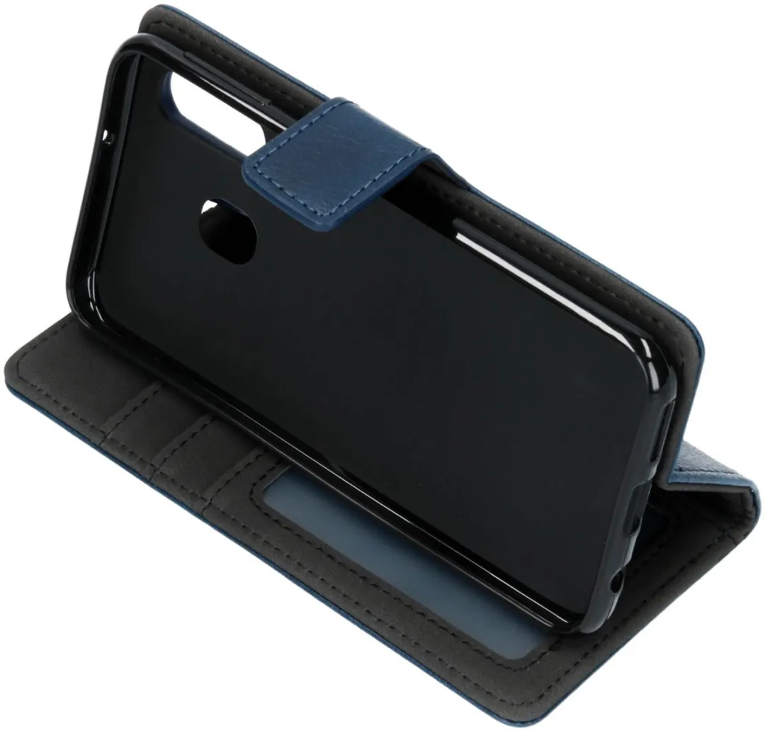 Imoshion Hoesje Samsung Galaxy A40 - 3 Pasjes - Donkerblauw