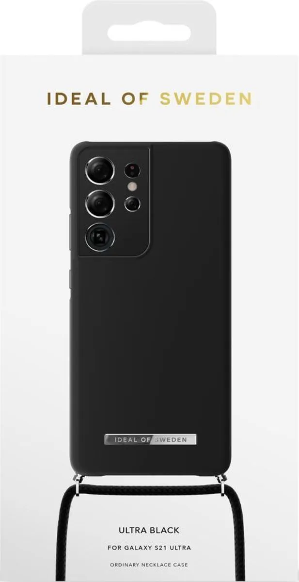 iDeal of Sweden Ordinary Case Ultra Black - Samsung Galaxy S21 Ultra - afbeelding 3 van 3