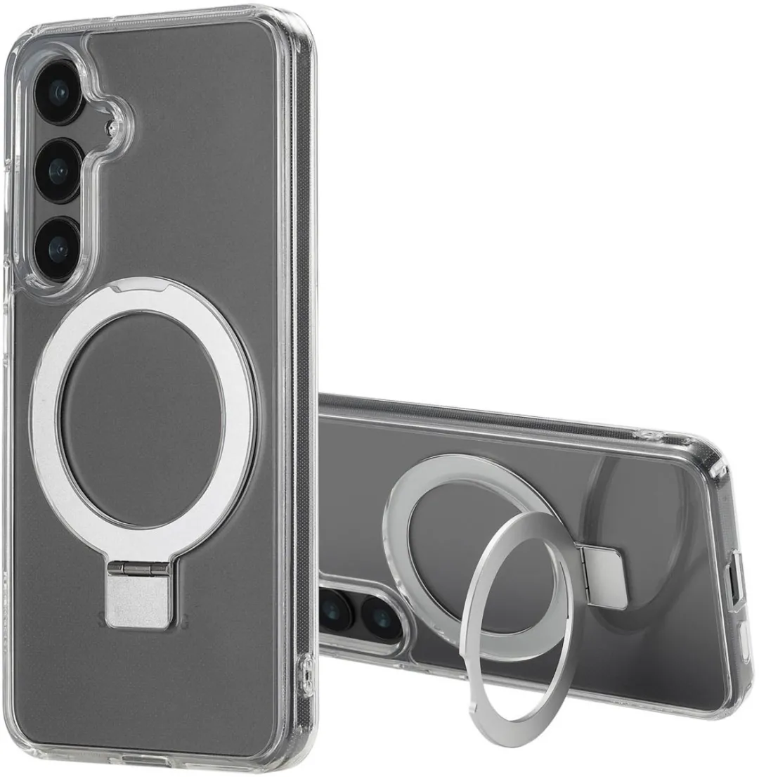 Accezz Hoesje Samsung Galaxy S24 Magnetische Ring - Transparant
