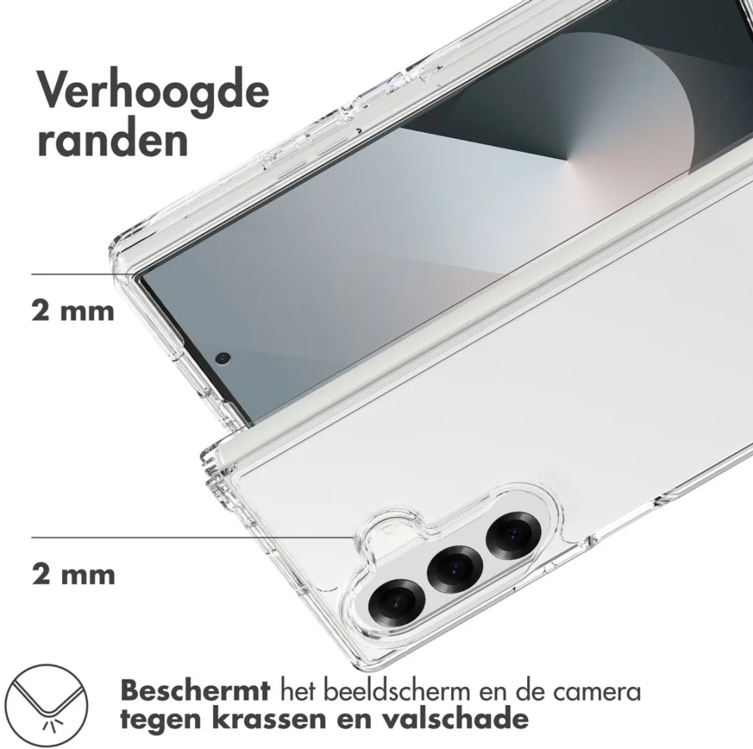 Accezz Xtreme Impact Backcover 2.0 Hoesje - Samsung Galaxy Z Fold 7 - Transparant