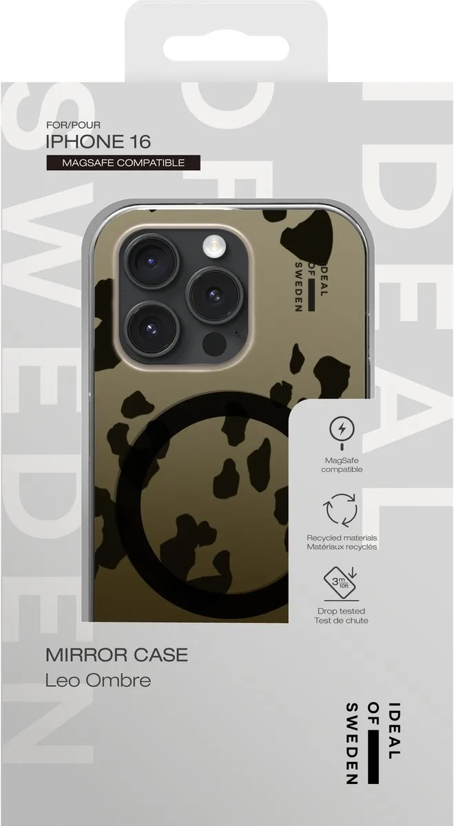 iDeal of Sweden Mirror Case IDMRCMS-I2461-519 - iPhone 16 - Leo Ombre