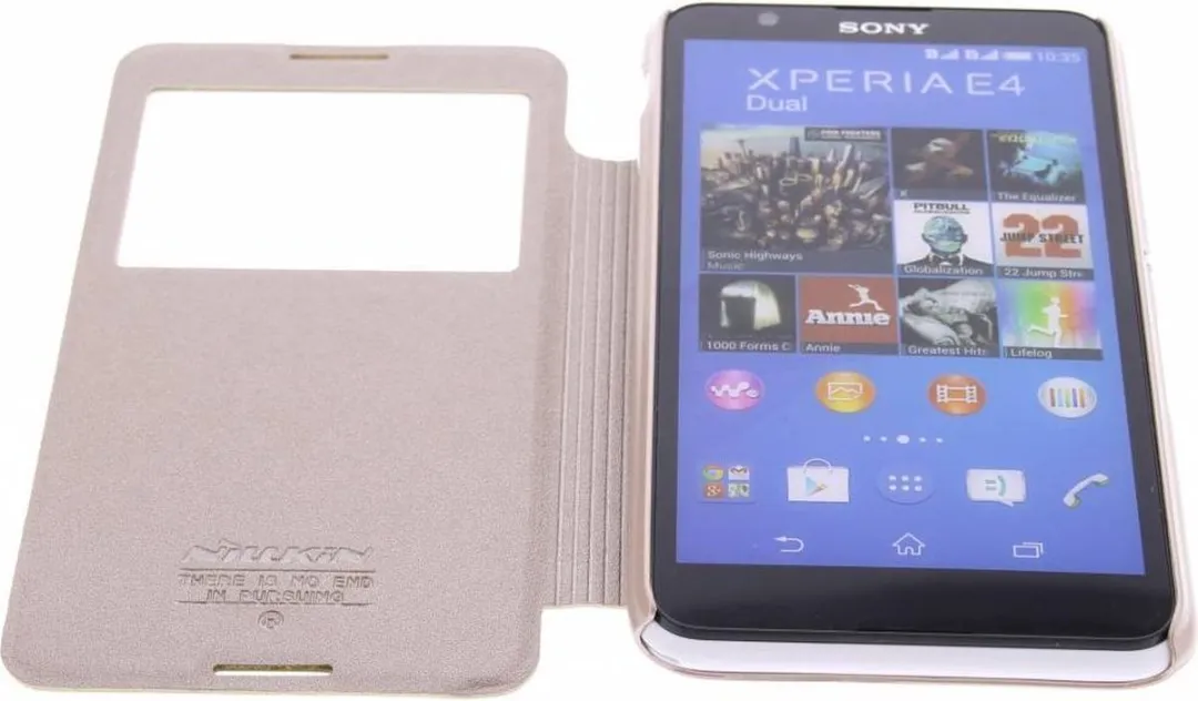 Nillkin Sparkle Hoes Sony Xperia E4 - Goud - afbeelding 3 van 6