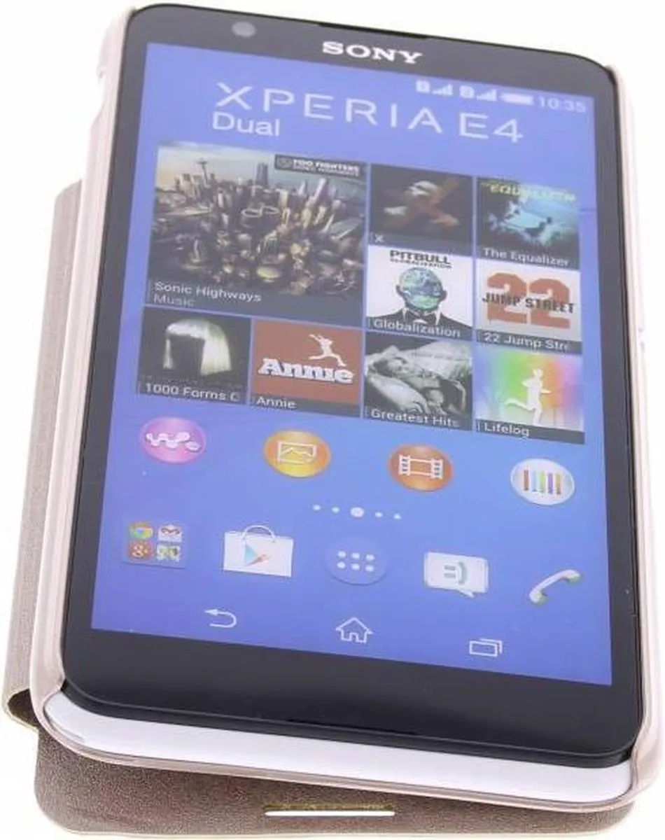 Nillkin Sparkle Hoes Sony Xperia E4 - Goud - afbeelding 4 van 6