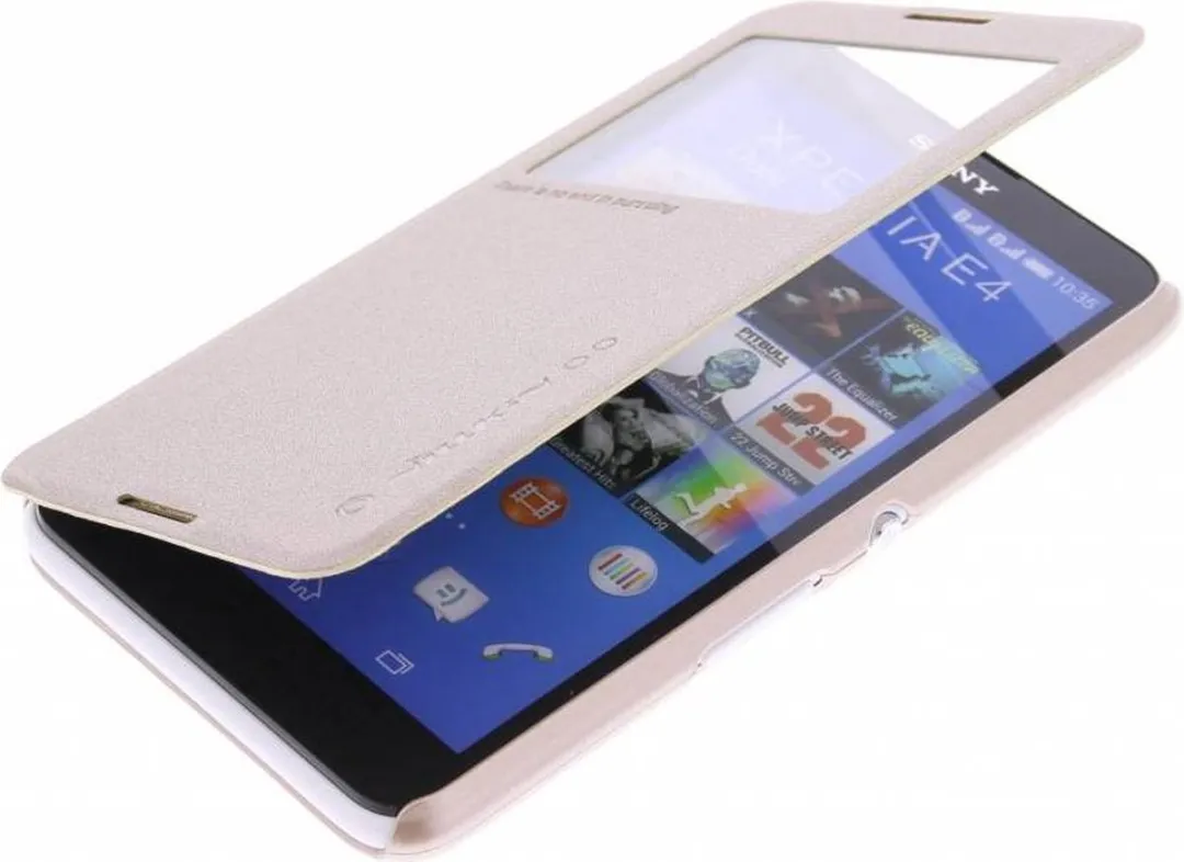 Nillkin Sparkle Hoes Sony Xperia E4 - Goud - afbeelding 5 van 6