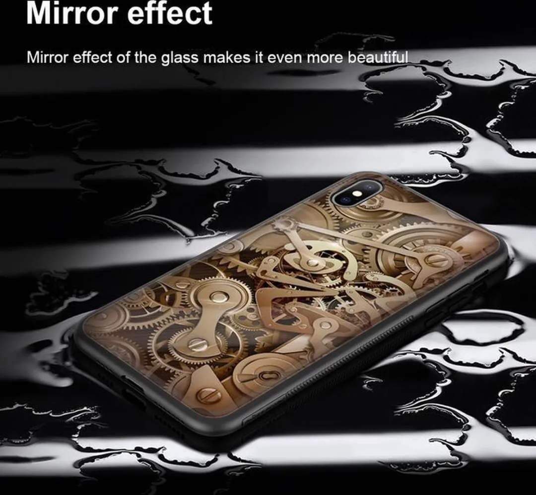 Nillkin Gear Glass Back Case iPhone XS Max - Multicolor - afbeelding 5 van 6