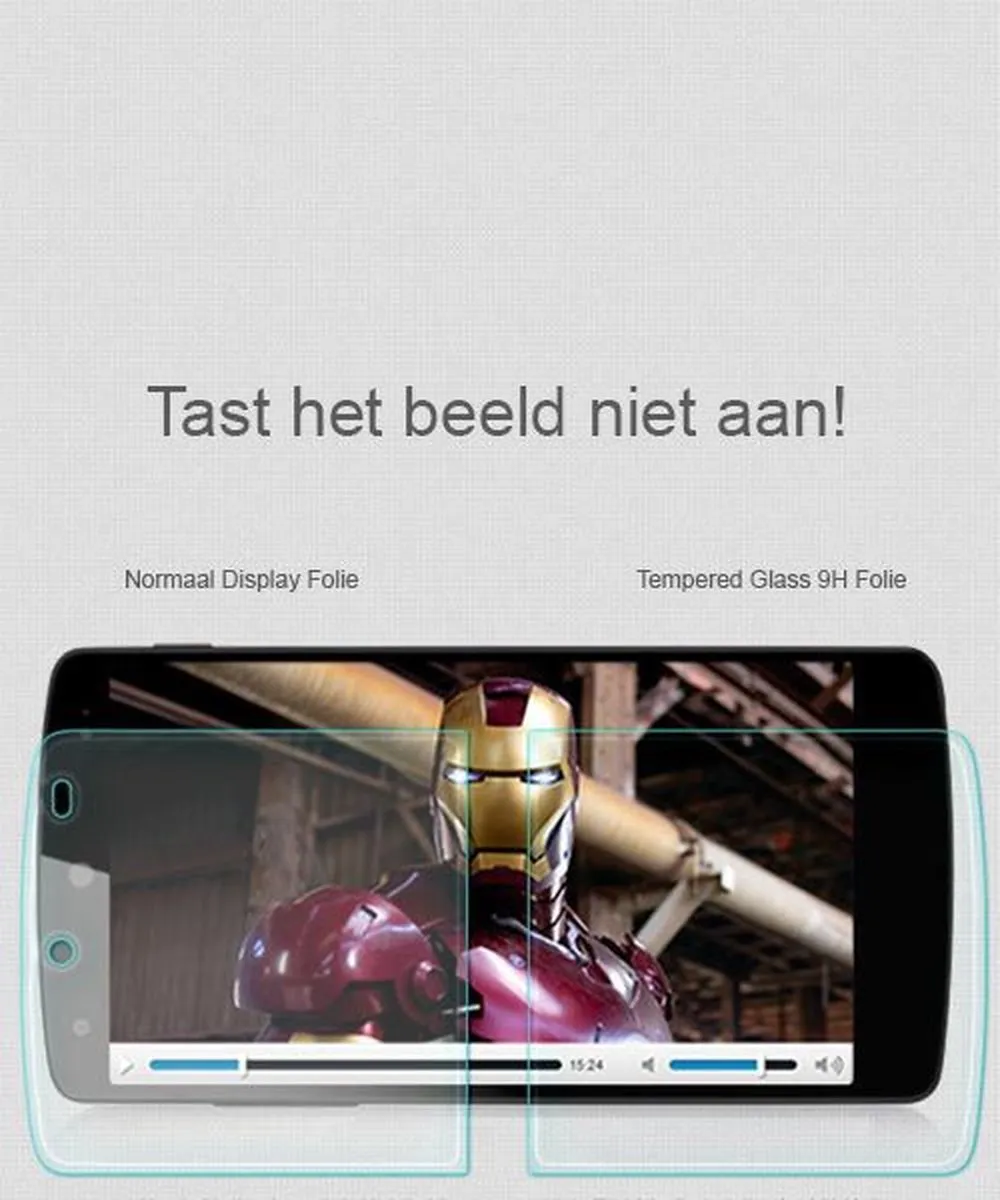 Nillkin Screen Protector 9H Nano voor Huawei Ascend P7 - afbeelding 6 van 6