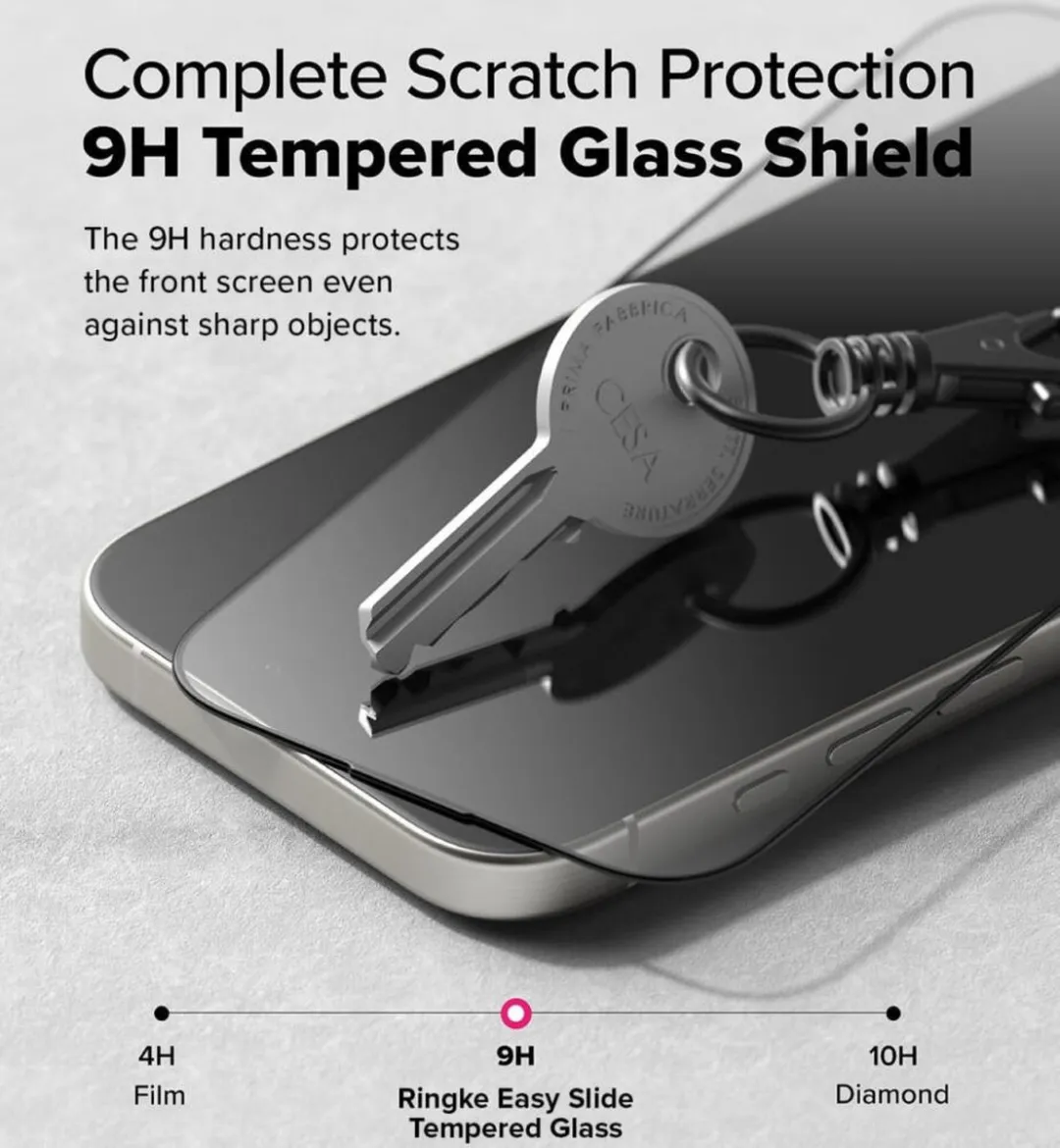 Ringke Easy Slide iPhone 16 Pro Glasbeschermer - 2 Stuks