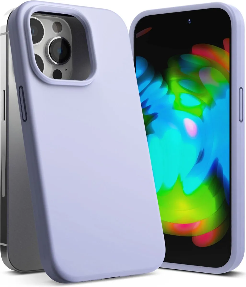 Ringke Silicone Hoesje iPhone 14 Pro - Paars